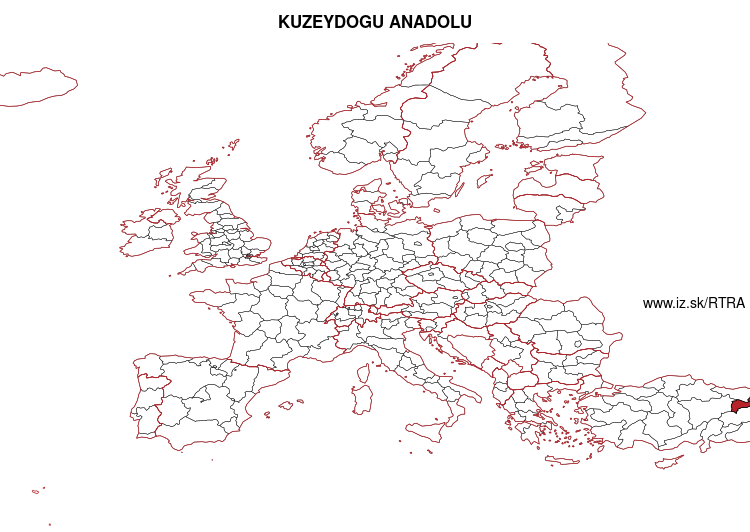 mapka KUZEYDOGU ANADOLU TRA