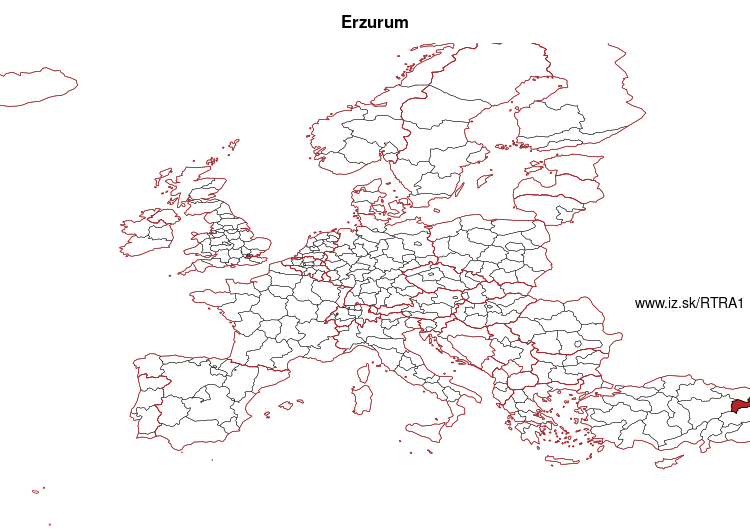 mapka Erzurum TRA1