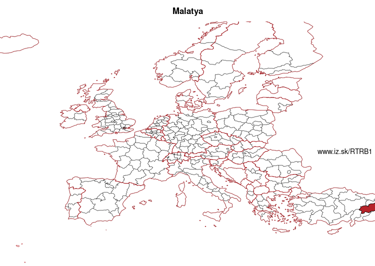 mapka Malatya TRB1