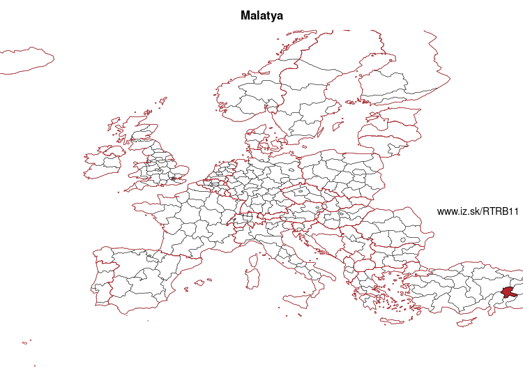 mapka Malatya TRB11