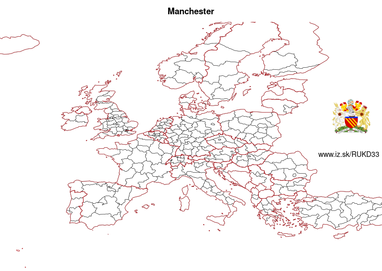 mapka Manchester UKD33