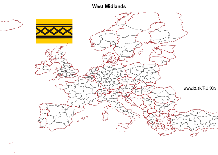 mapka West Midlands UKG3