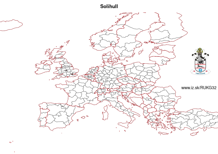 mapka Solihull UKG32