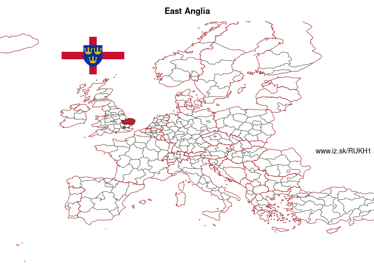 mapka East Anglia UKH1