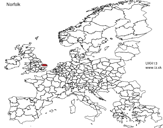 UKH13 mapa