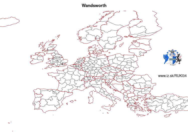 mapka Wandsworth UKI34