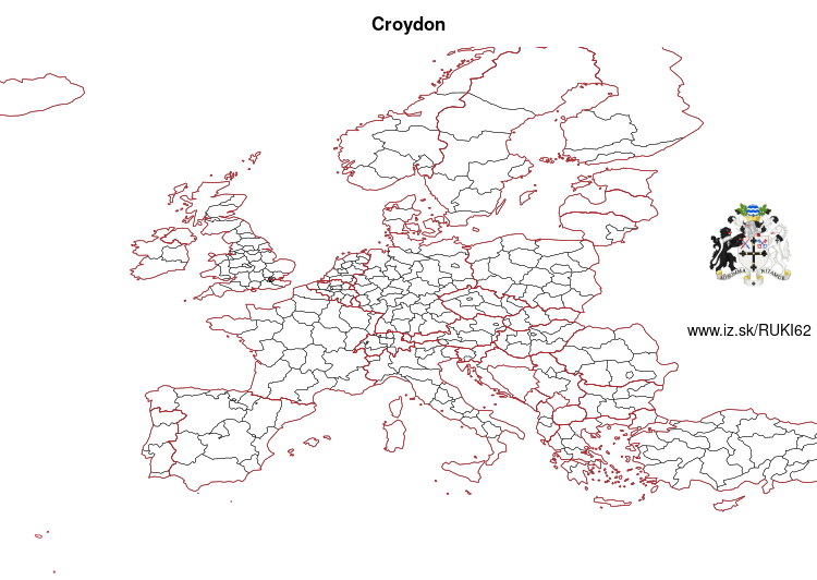 mapka Croydon UKI62