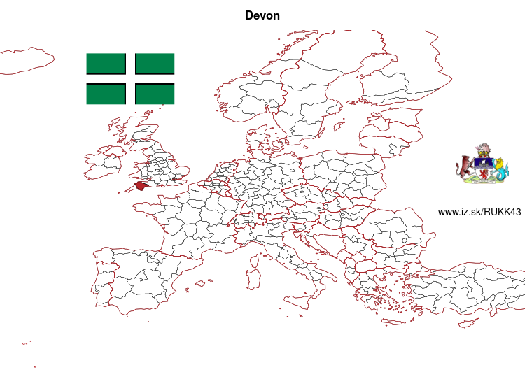 mapka Devon UKK43