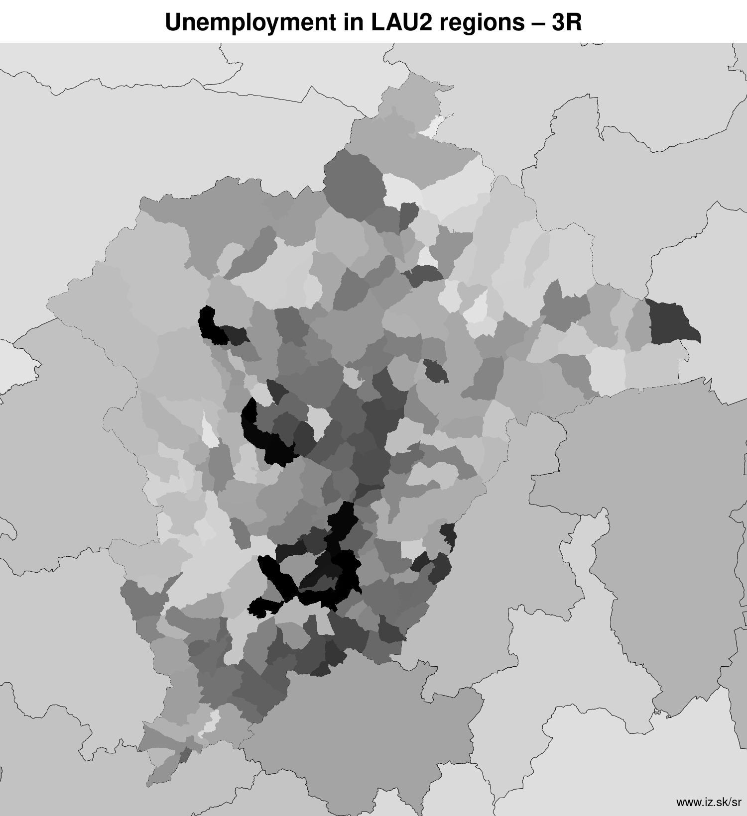 unemployment in LAU2 regions 3R LAU2