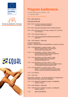 equal program konferencia 4.11.2008 Bratislava (pdf)