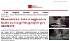 ikona Ekonomické dáta o regiónoch budú oveľa prístupnejšie pre všetkých