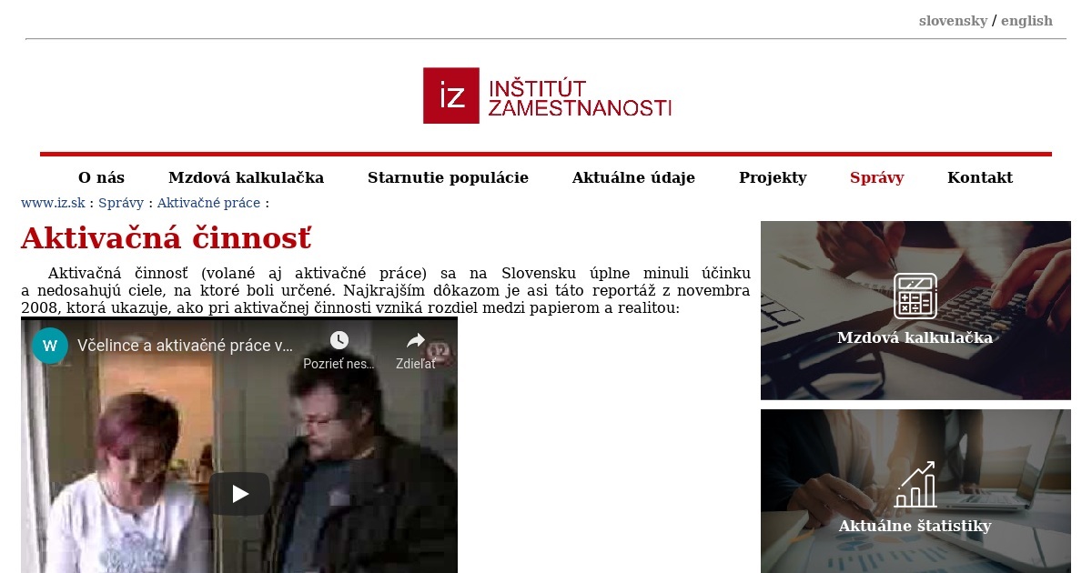 ikona Aktivačné práce