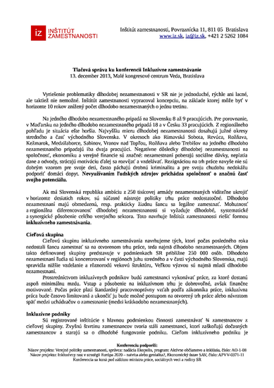 inkluzivny inkluzivne zamestnavanie tlacova sprava 2013 december (pdf)