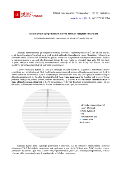 Tlačová správa k MPK verejného obstarávania 2015