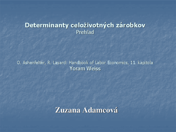 seminar seminar 13 determinanty celozivotnych zarobkov (pdf)